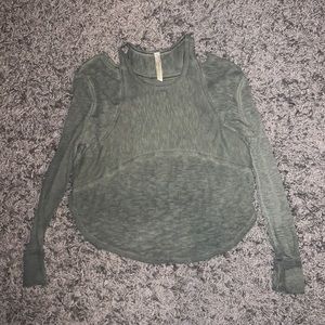 Long Sleeve Green Top